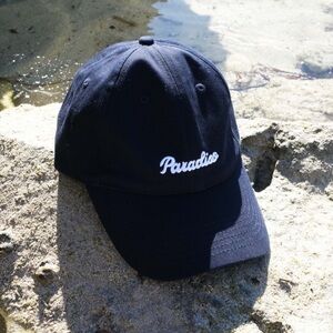 Saint paridiso navy cotton dad cap